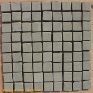 Dalle en pierres mosaïques 30x30 3x3 Vert Pas Cher Dalle en pierres mosaïques 30x30 3x3 Vert Pas Cher