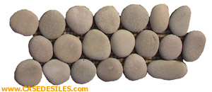 Dalles de galets 20x8x1.4 Asian Tan Pas Cher Dalles de galets 20x8x1.4 Asian Tan Pas Cher