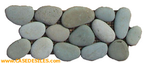 Dalle galet 20x8x1.4 African Green Pas Cher Dalle galet 20x8x1.4 African Green Pas Cher