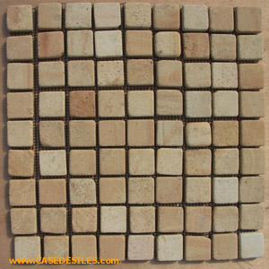 Dalles pierres mosaïques 30x30 3x3 Jaune Pas Cher Dalles pierres mosaïques 30x30 3x3 Jaune Pas Cher