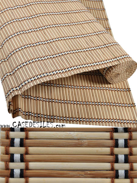 Tissage bambou à motif