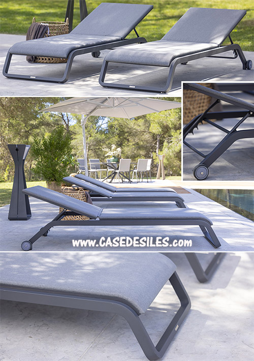 Bain de Soleil Alu Empilable Ajustable Design