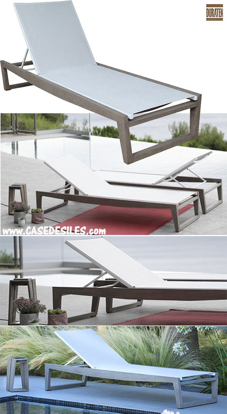 Bain de soleil en teck et design