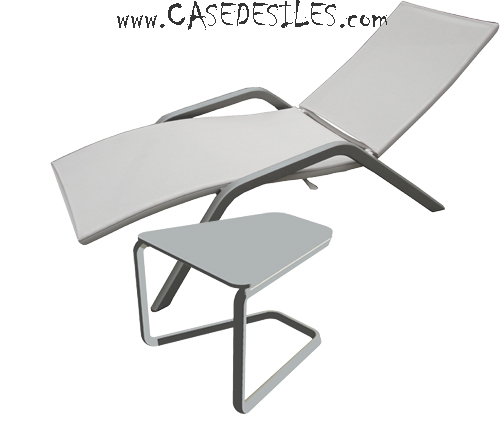 Table basse de piscine Aluminium