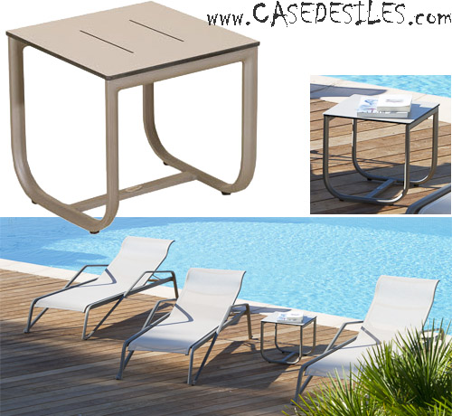 Table basse de piscine design