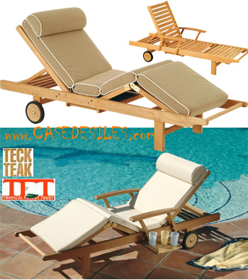 Bain de soleil teck design